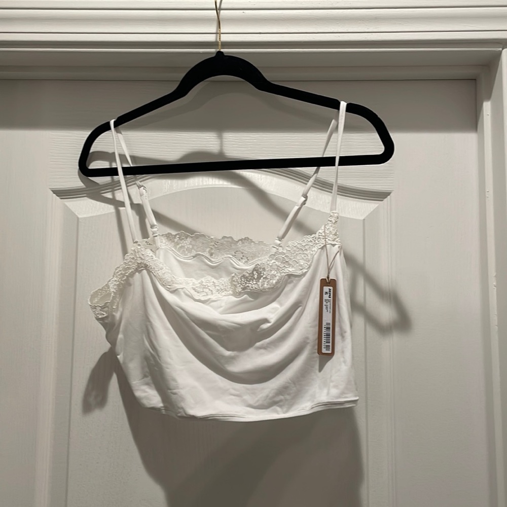 NWT Skims Fits Everybody Lace Cami in Marble 4X